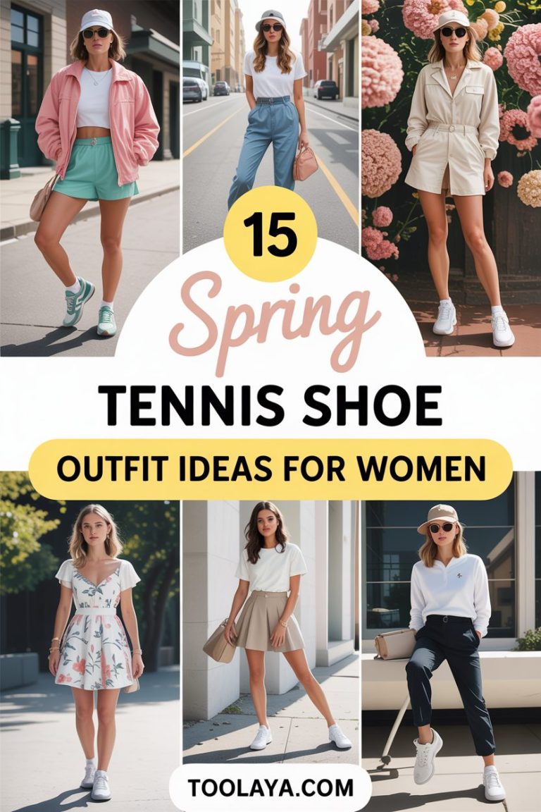 15 Spring Tennis Shoe Outfit Ideas for Women That Just Work 9 Spring Tennis Shoe Outfit Ideas
